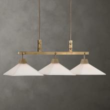  21346 - Brookdale Industrial 3 Light Linear Chandelier