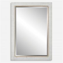  09829 - Uttermost Cape Whitewashed Rattan Mirror