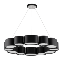  393-30-SBK/SS - Opal Chandelier