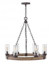  29206SQ-LV - Medium Single Tier 12v Chandelier