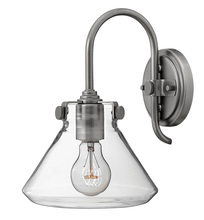  3176AN - Small Retro Glass Single Light Sconce