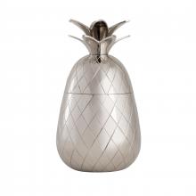  S0807-11394 - Little Island Pineapple Object - Silver (2 pack)