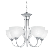  SL801578 - Thomas - Tahoe 24'' Wide 5-Light Chandelier - Brushed Nickel