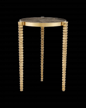  4000-0180 - Corrado Cappuccino Marble Accent Table