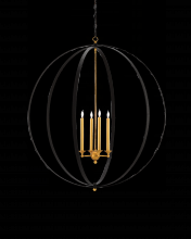  9000-0238 - Ogden Black Orb Chandelier