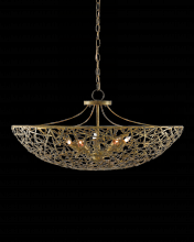  9000-0430 - Confetti Bowl Gold Chandelier