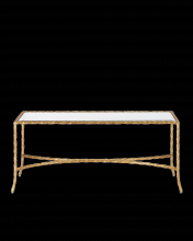  4057 - Gilt Twist Bronze Cocktail Table