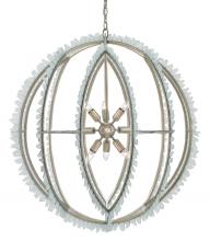  9000-0210 - Saltwater Silver Orb Chandelie