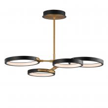  E24322-BKGLD - Hoopla-Chandelier